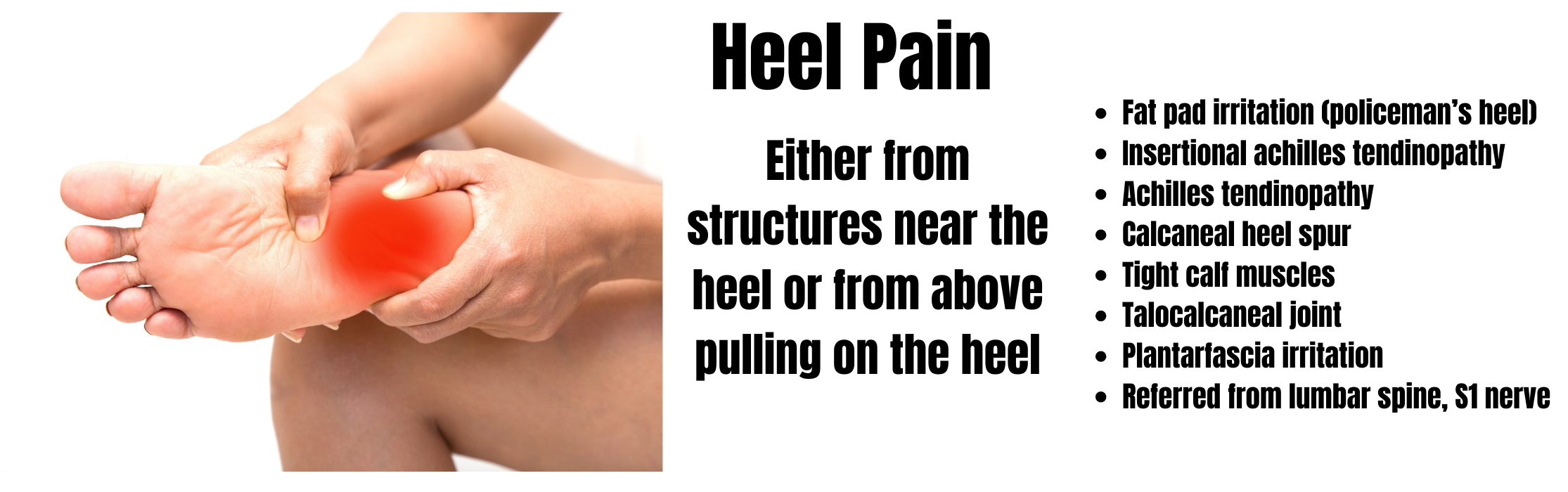 Heel pain possible causes