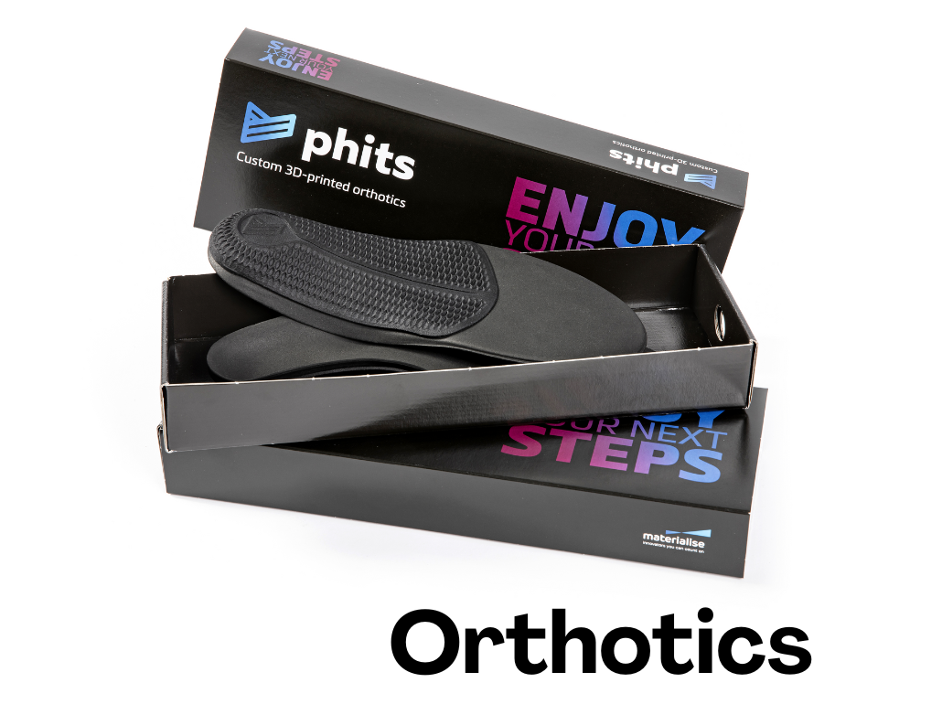 Phits 3d custom printed orthotics